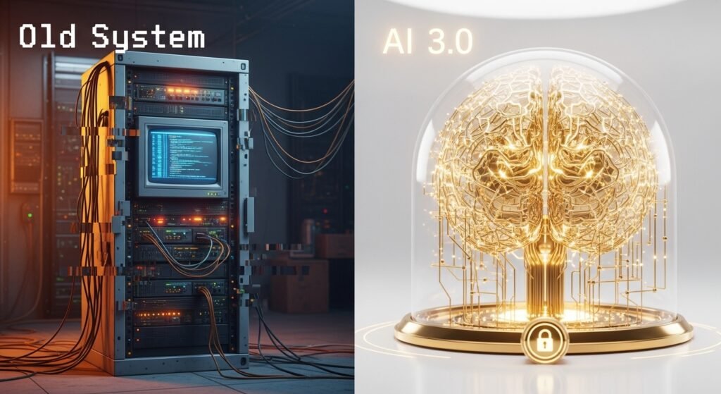 comparison-2nd-vs-3rd-generation-powerball - AI파워볼 가이드 센터: 조작 없는 3세대 분석 시스템 2세대 주작(조작) 시스템과 3세대 AI파워볼의 보안성 비교 그래프