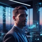 3세대 AI 파워볼 분석 시스템을 모니터링하는 데이터 전문가의 모습